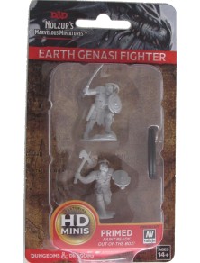 Wizkids D&d Nolzur Mum Earth Genasi Male Fighter Gioco Di Ruolo