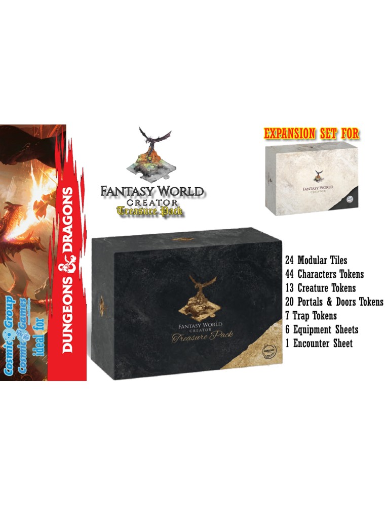 DM VAULT FANTASY WORLD CREATOR TREASURE PACK ACCESSORI