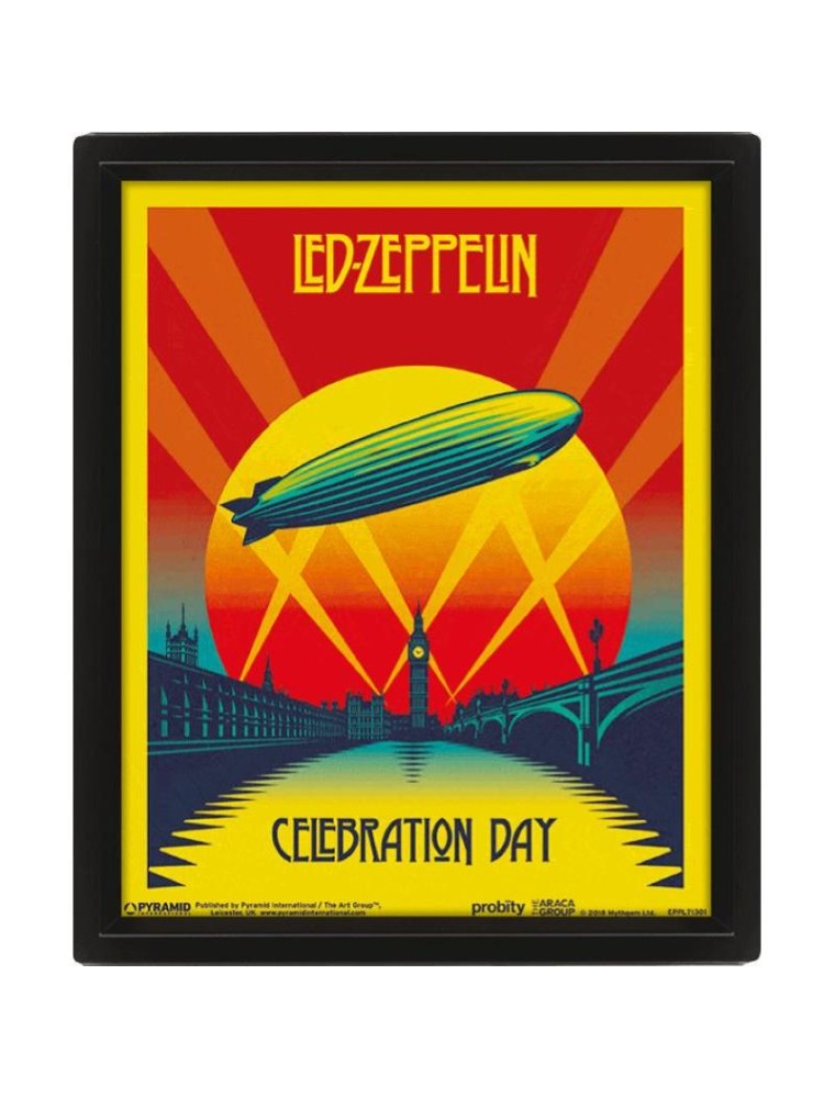 PYRAMID INTERNATIONAL POSTER 3D LENTICULAR LED ZEPPELIN 3D POSTER