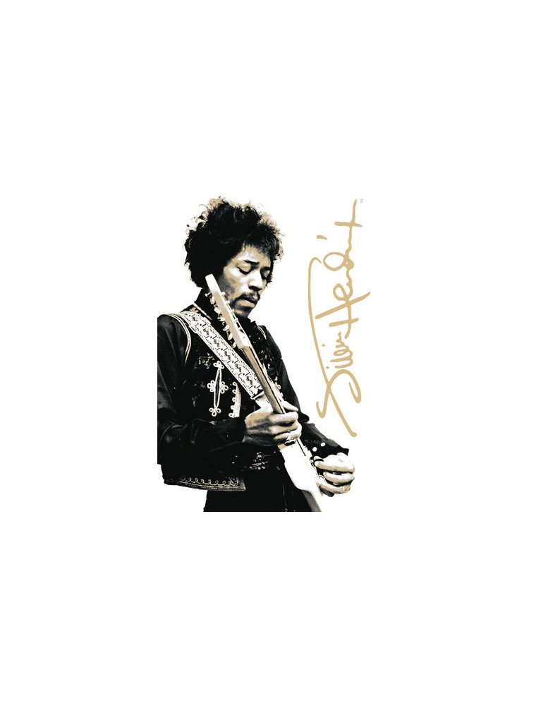 AQUARIUS ENT JIMI HENDRIX B&W TIN SIGN INSEGNA