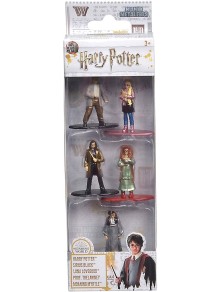 Harry Potter Confezione da 5 Action Figure in Metallo di 4 Cm Jada Toys