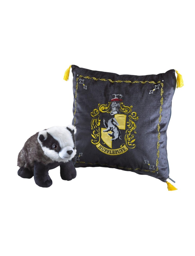 Harry Potter - Peluche E Cuscino Di Tassorosso Noble Collection