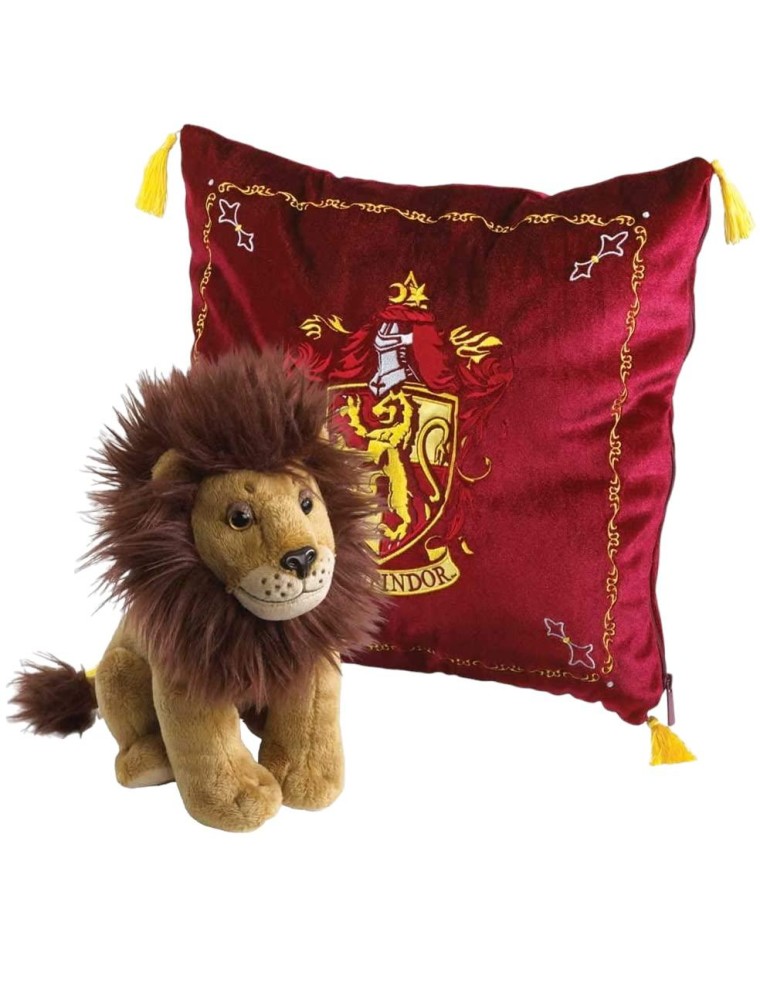 Harry Potter - Peluche E Cuscino Di Grifondoro Noble Collection