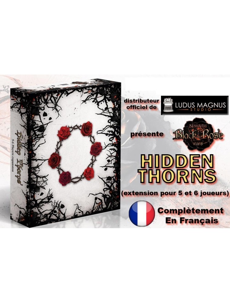 LUDUS MAGNUS STUDIO BLACK ROSE WAR HIDDEN THORNE - FRENCH GIOCO DA TAVOLO