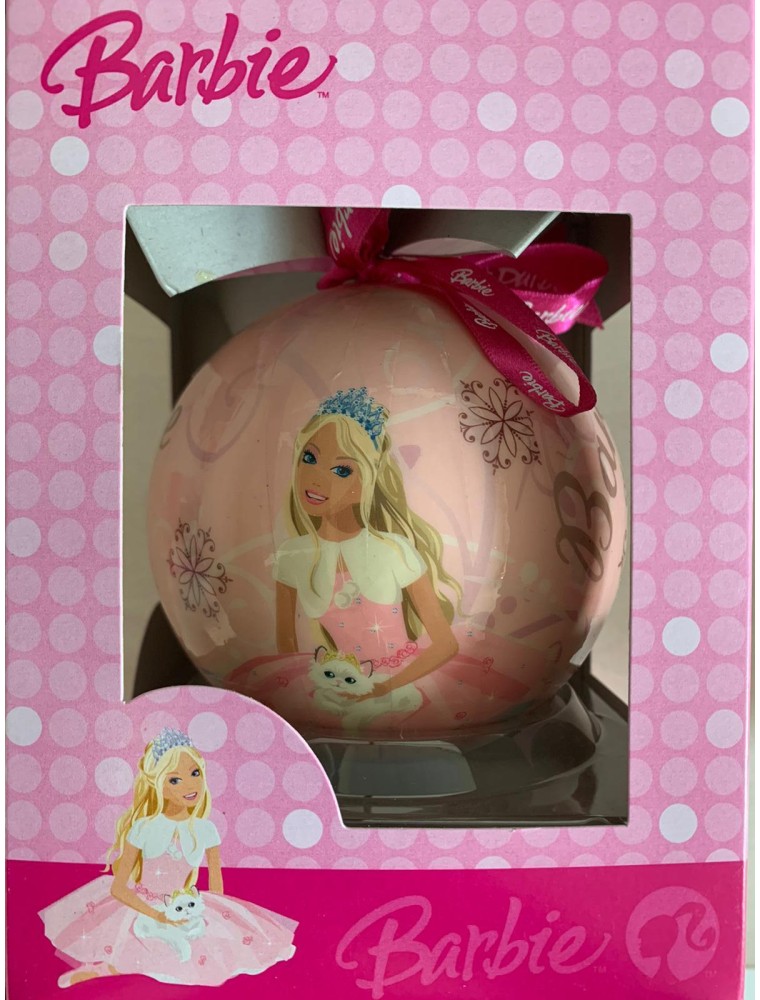 GALVAS 98050 PALLINA SFERA IN CARTA BARBIE ASSORTITI DIAMETRO 11 CM ADDOBBI NATALE