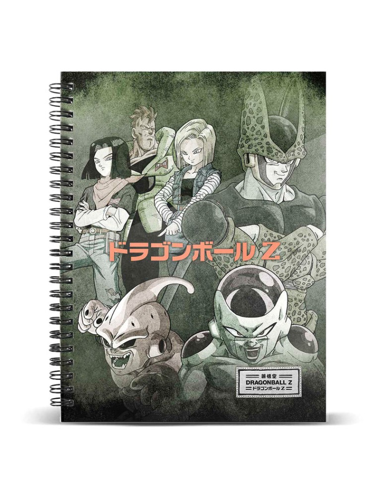 Dragon Ball Agenda A4 I Cattivi 23,4x1,4x29,7 cm Karactermania