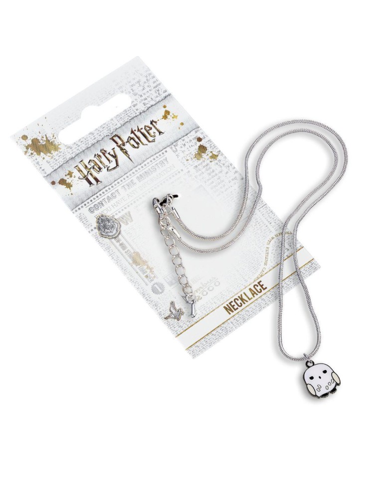 Harry Potter Collana con Ciondolo Edvige il Gufo 40 cm The Carat Shop