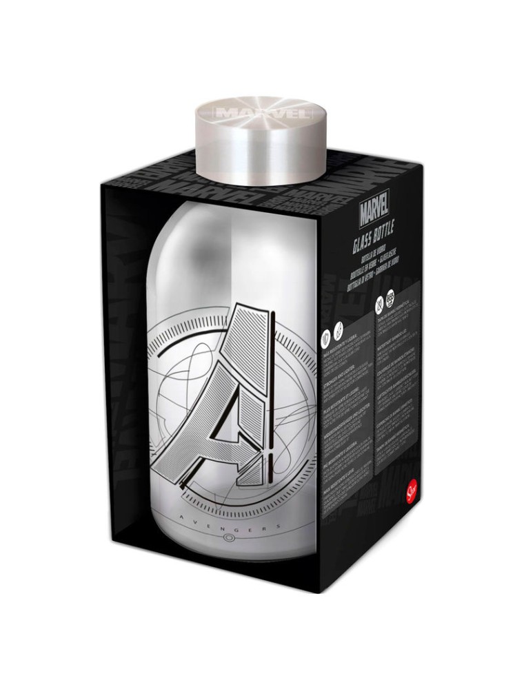 Marvel Avengers Bottiglia Di Vetro 620ml Stor