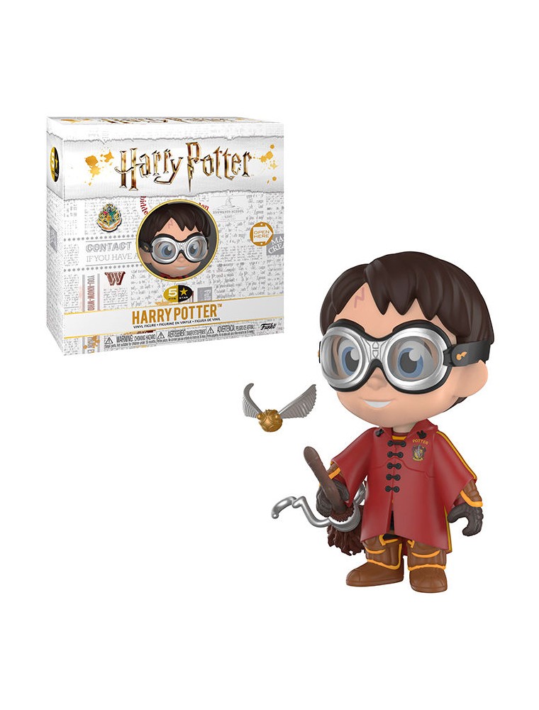 Harry Potter Funko Vinile 5 Star Vinile Figura Harry Quidditch 8 cm Esclusiva