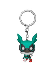 My Hero Academy Pocket Funko Pop Portachiavi Deku Con Casco