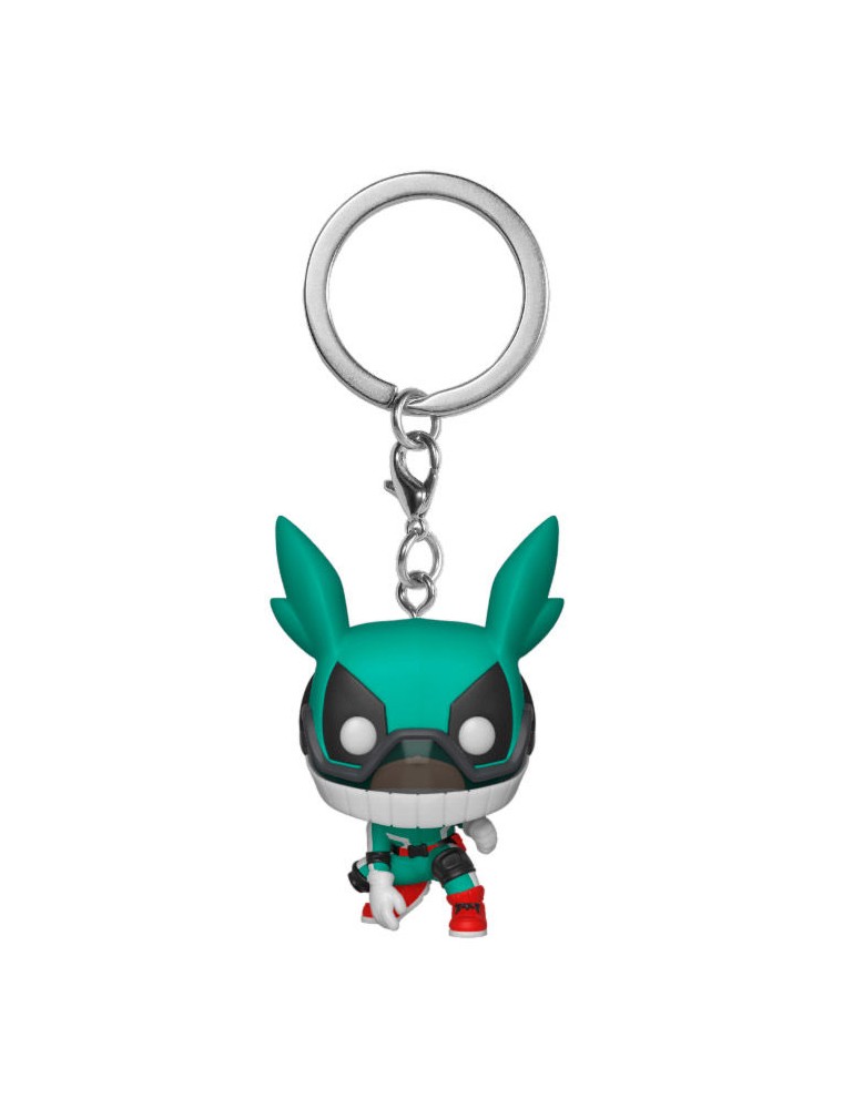 My Hero Academy Pocket Funko Pop Portachiavi Deku Con Casco