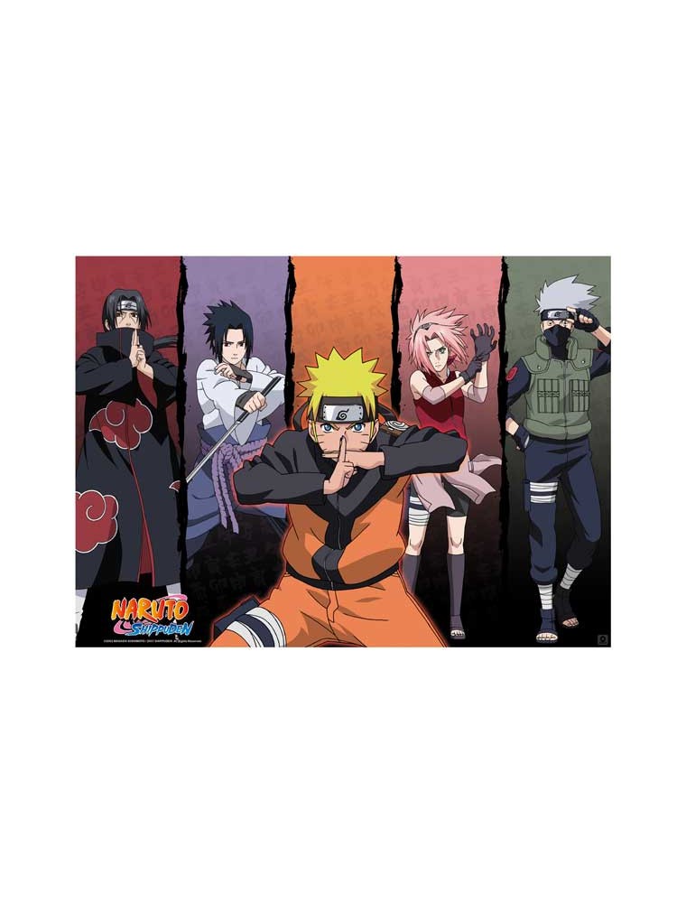 Naruto Shippuden - Poster "shippuden Group #1" (52x38)