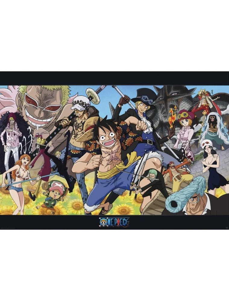 One Piece - Poster "Dressrosa" 91.5 x 61 cm AbyStyle