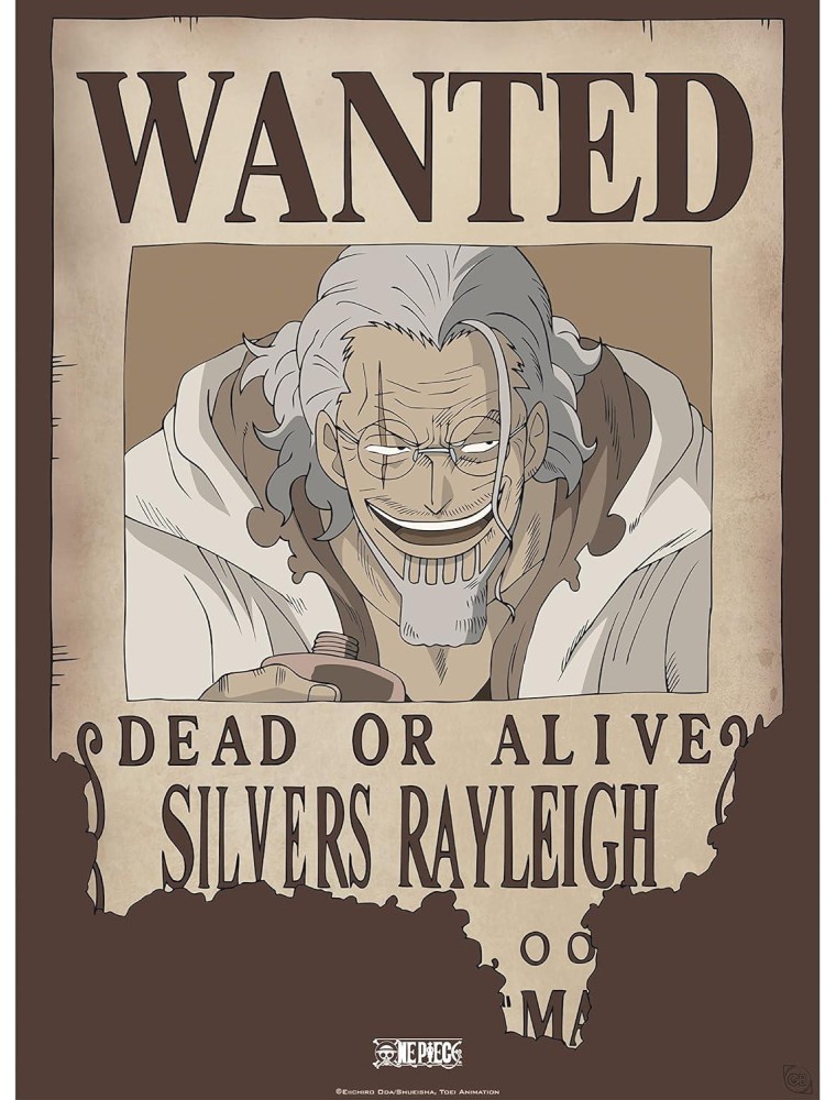 One Piece - Poster Ricercato "Wanted Rayleigh" 52 x 38 cm AbyStyle