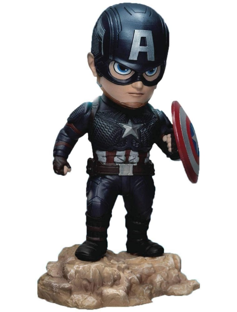 Avengers: Endgame Mini Uova Attack Figura Capitan America 7 Cm Beast Kingdom