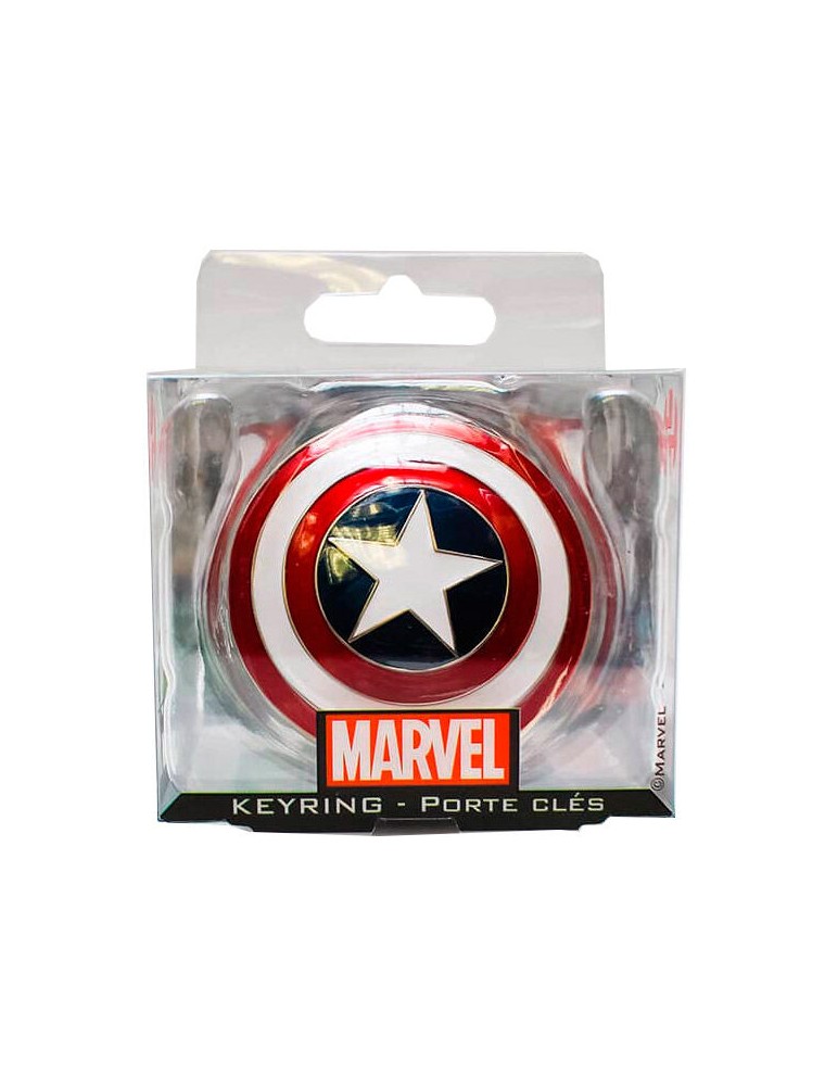 Marvel Captain America Shield Metallo Portachiavi Semic Studio