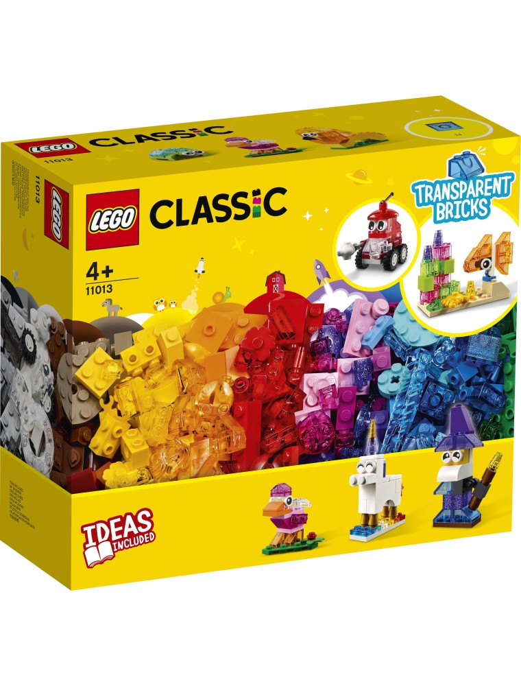 LEGO CLASSIC 11013 - MATTONCINI TRASPARENTI CREATIVI