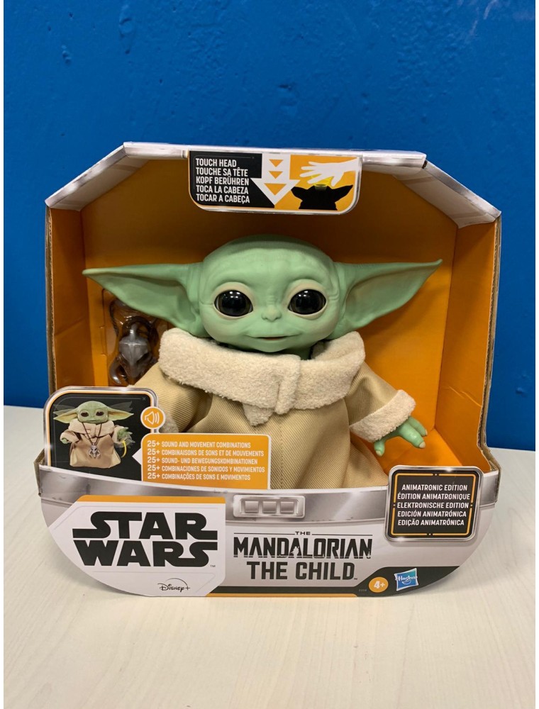 Star Wars Animatronic Figura Baby Yoda Elettronico 25 cm Hasbro