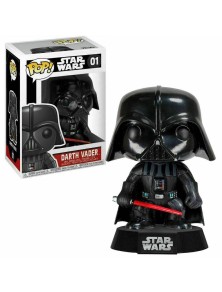 Star Wars Funko Pop Film Figura Vinile Darth Vader Bobble-Head 9 cm