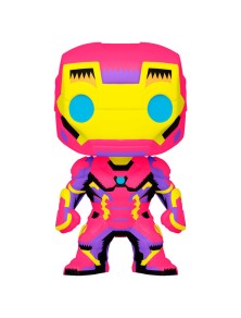 Marvel Black Light Funko POP Super Eroi Vinile Figura Iron Man 9 cm