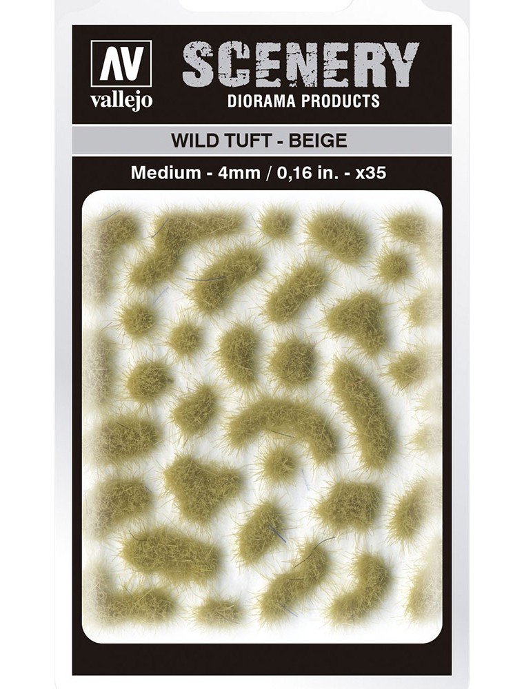 TUFT WILD SC408 BEIGE MEDIUM ACCESSORI PER MODELLISMO VALLEJO VALLEJO