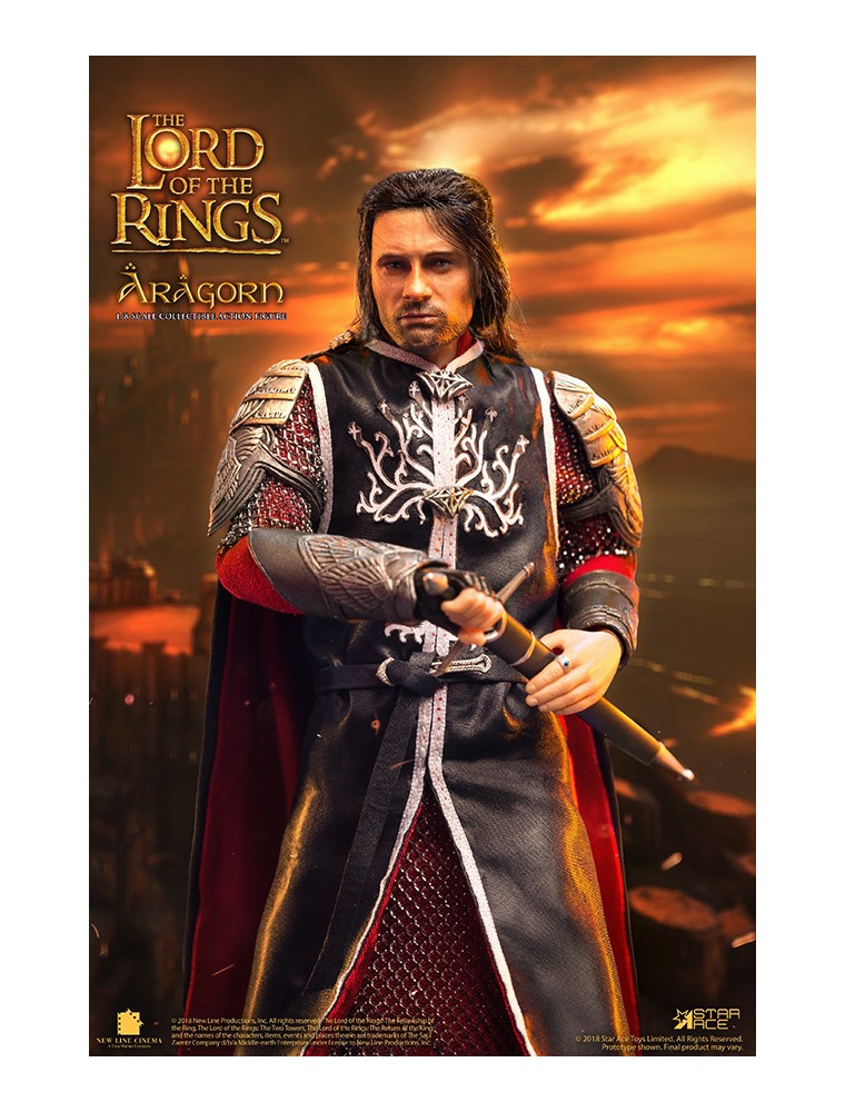 Il Signore Degli Anelli King Aragorn 2.0 Regular 1/8 Figura Action Figura Star Ace