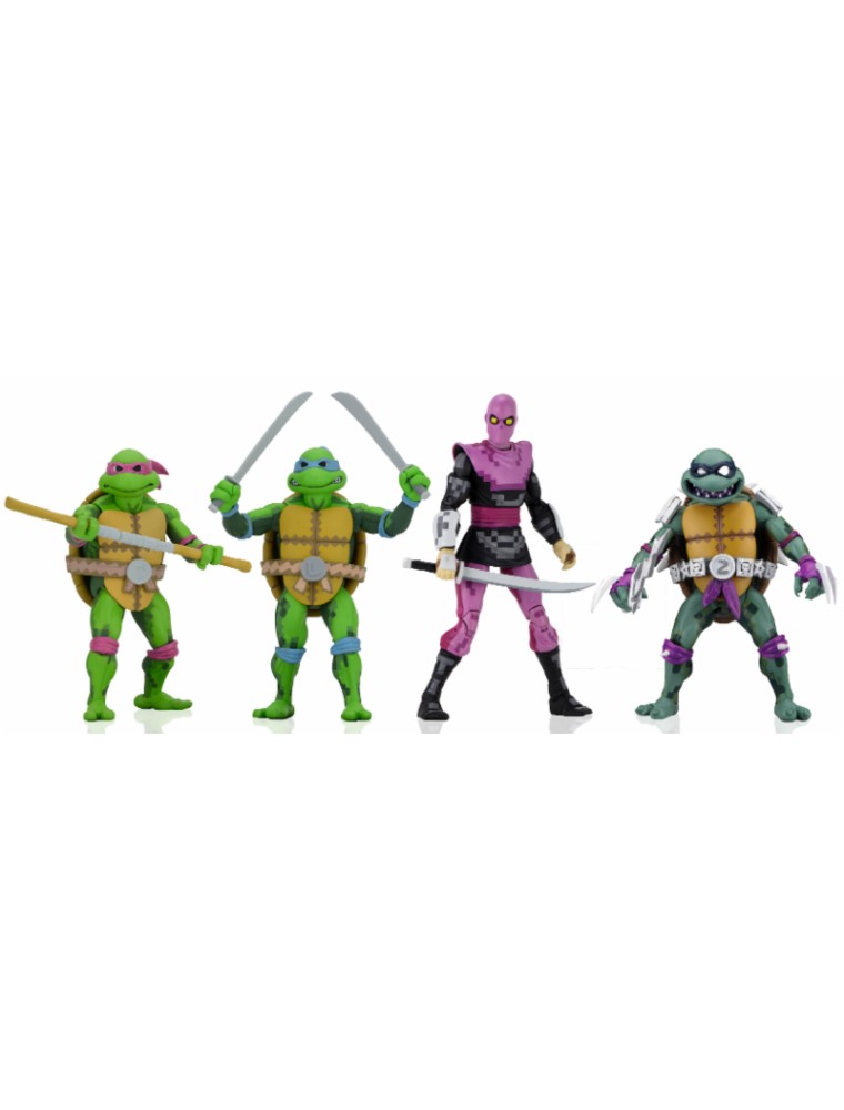 Tmnt Turtles In Time Series 1 Set (4) Action Figura Neca