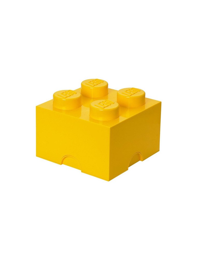 CONTENITORE LEGO BRICK 4 GIALLO GADGET