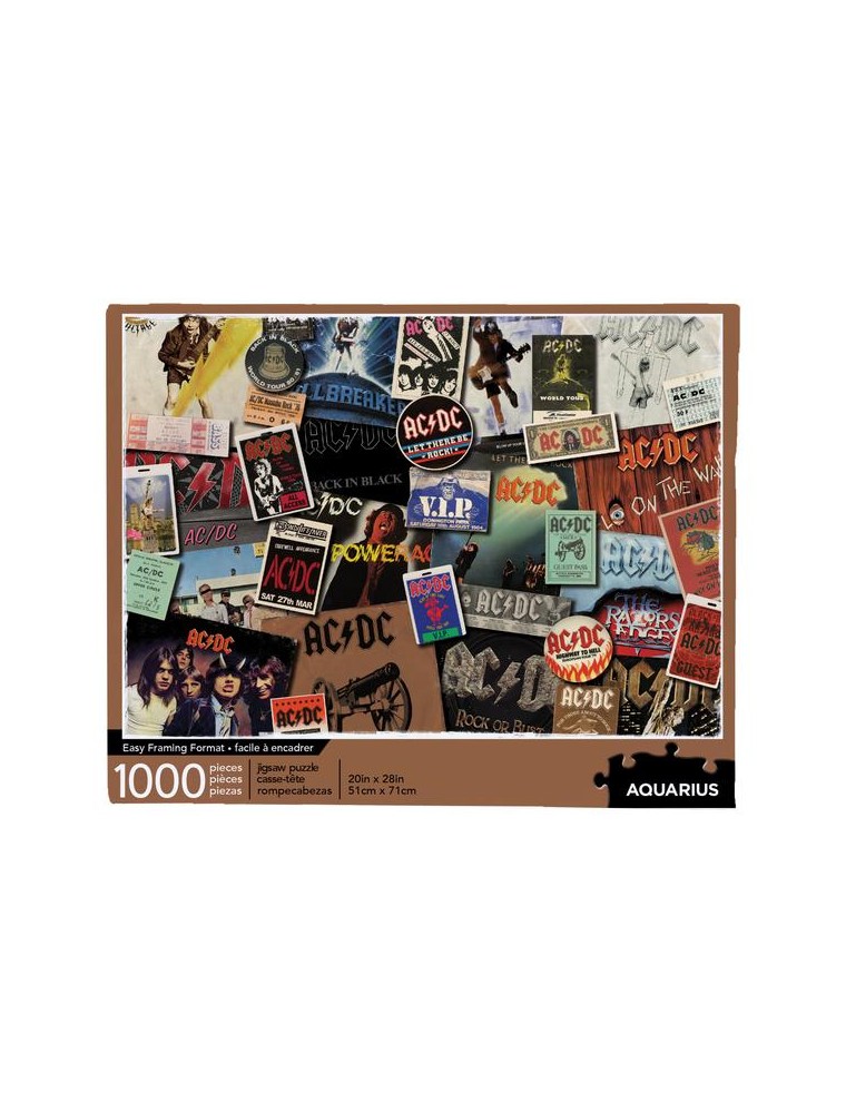 Ac/dc Albums 1000  Pezzi Puzzle Puzzle Aquarius Ent