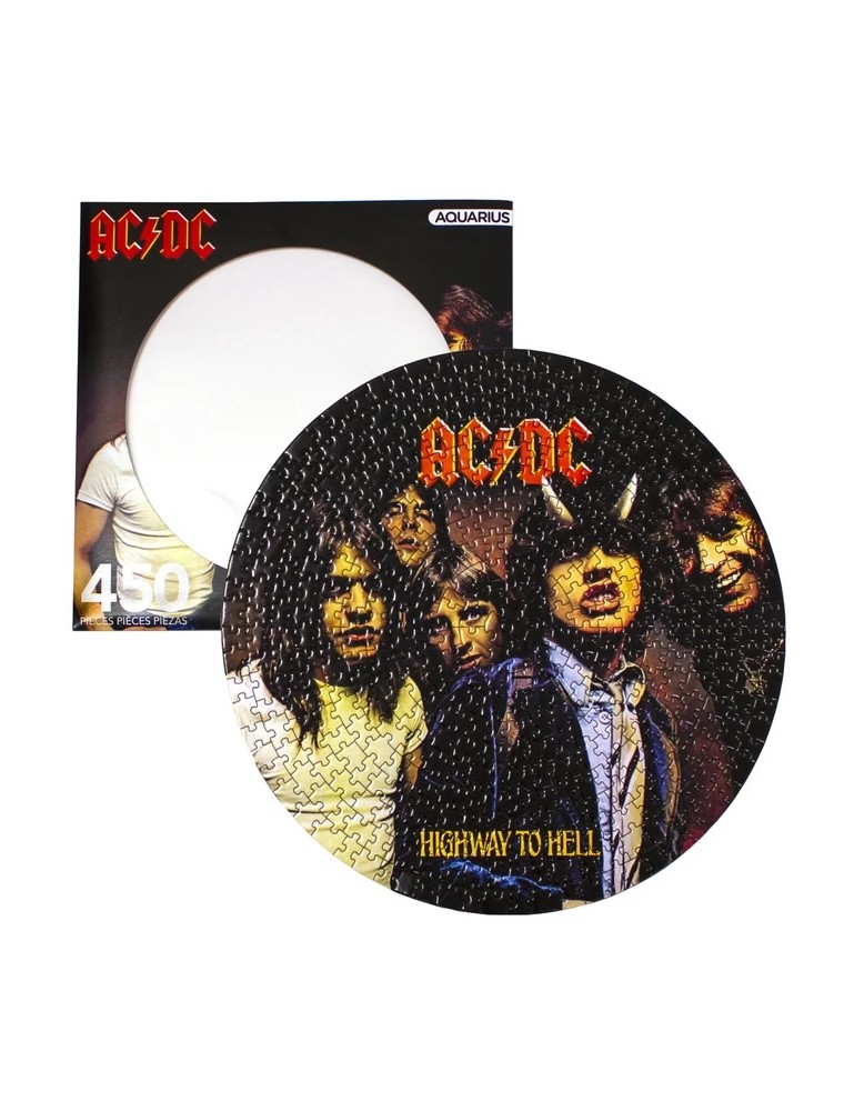 Ac/dc Highway To Hell 450 Pezzi Disc Puzzle Puzzle Aquarius Ent