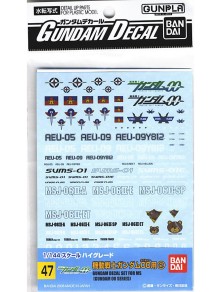 GUNDAM MODEL KIT DECAL 47...