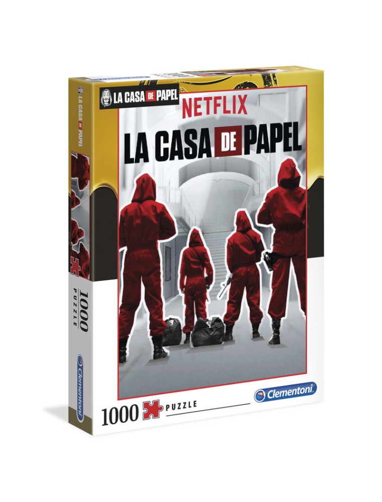 La Casa di Carta Money Heist Puzzle 1000 Pezzi Clementoni