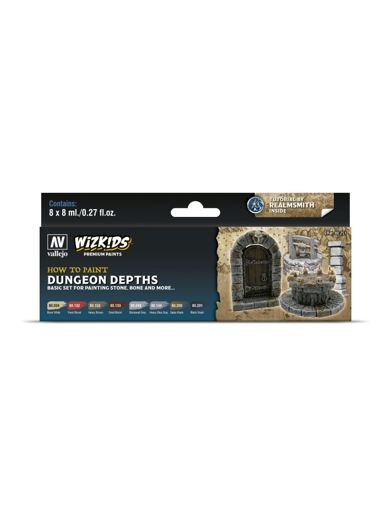 Wizkids Ps Dungeon Dephts Colori Vallejo VALLEJO