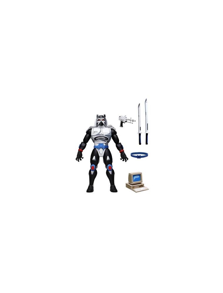 Tmnt Cartoon Ultimate Chrome Dome Af Action Figura Neca