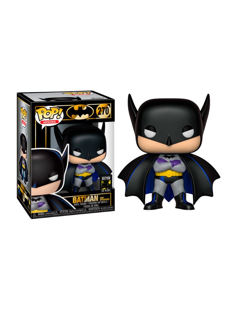 Pop Figura Dc Comics Batman 80th Batman 1st Appearance 1939 Funko