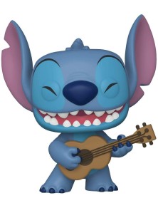 Lilo & Stitch Disney POP! Figure in Vinile Stitch con Ukulele 9 cm Funko