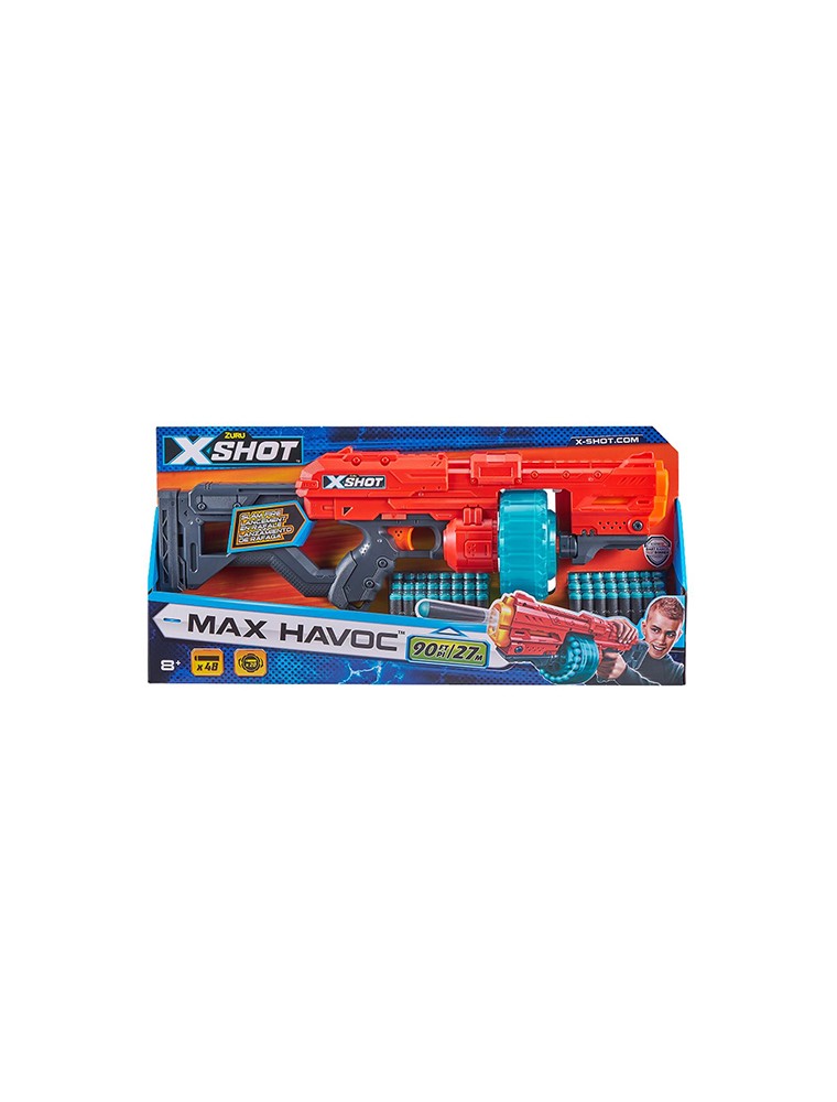 X-SHOT DART BLASTER EXCEL MAX HAVOC ARMI GIOCATTOLO