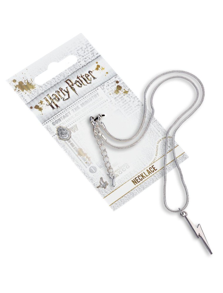 Harry Potter Collana con Ciondolo Fulmine 40 cm The Carat Shop