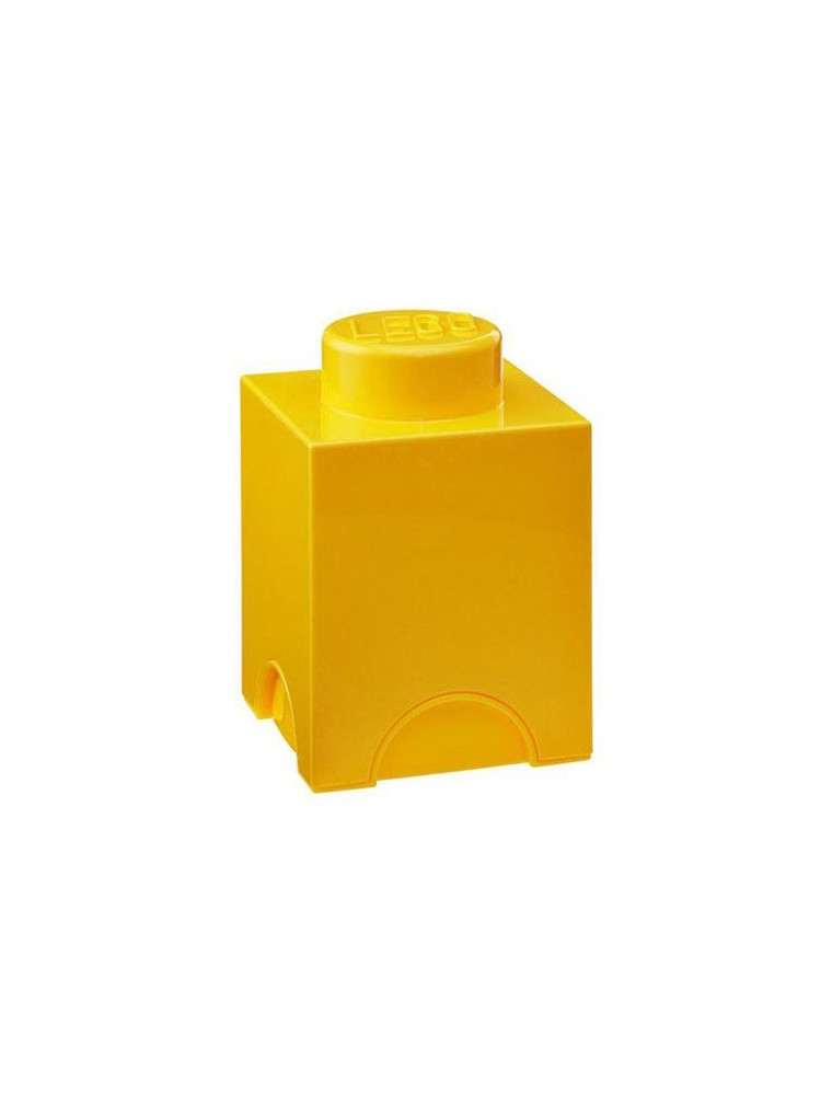 CONTENITORE LEGO BRICK 1 GIALLO GADGET