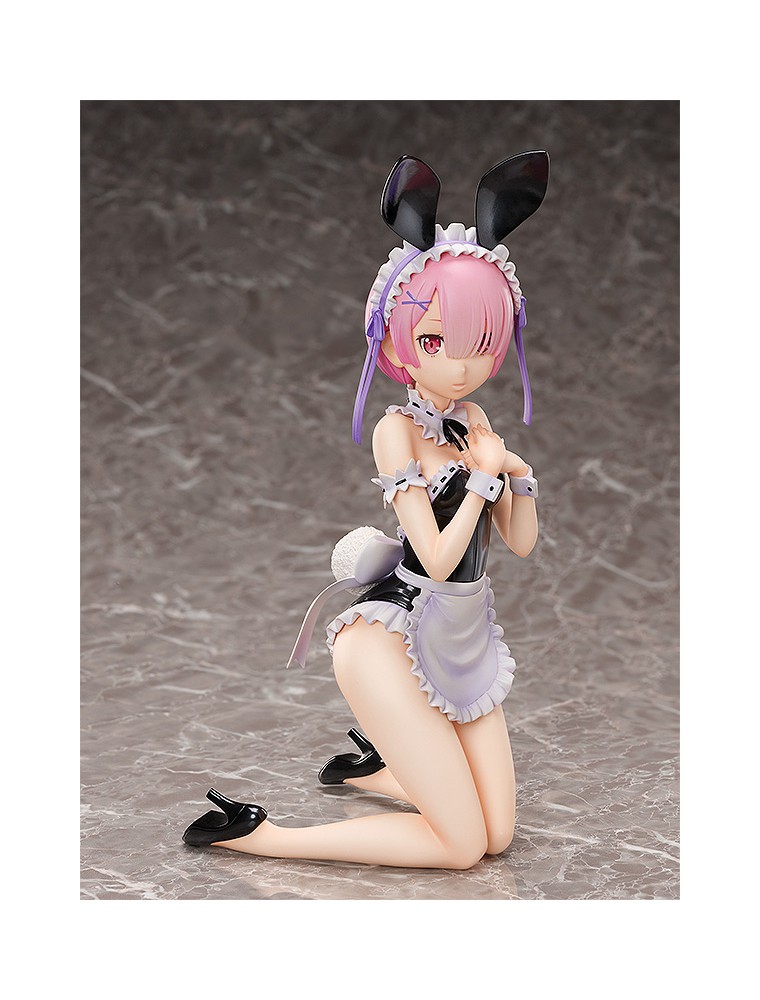 RE ZERO RAM BARE LEG BUNNY VER ST STATUA FREEING