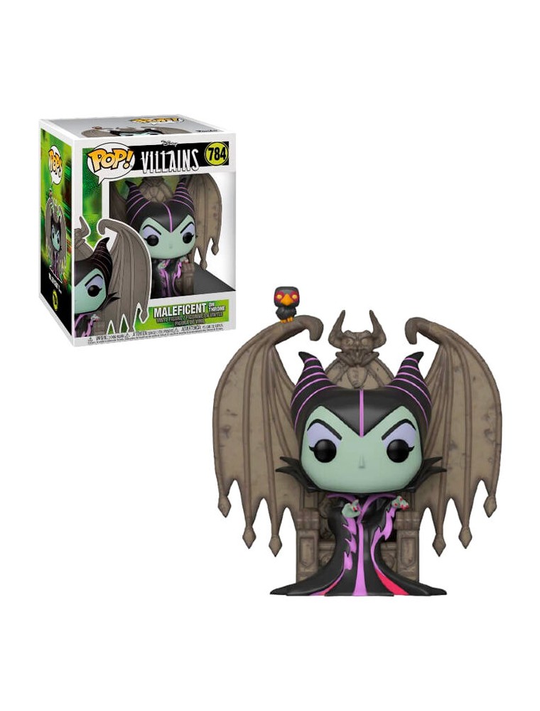 Pop Figura Disney Villains Maleficent Con Throne Funko