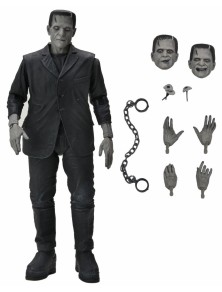 Um Ult Frankenstein Monster B/w Af Action Figura Neca 18cm