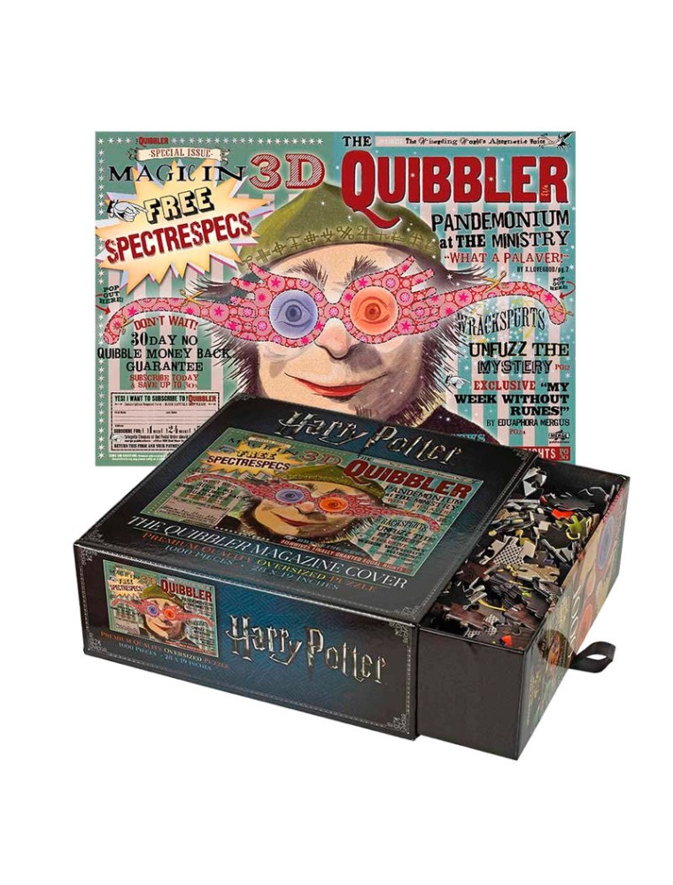 Harry Potter The Quibbler Magazine Cover Puzzle 1000 Pezzi Noble Collection