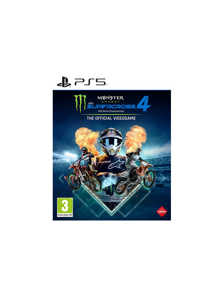 MONSTER ENERGY SUPERCROSS 4 GUIDA/RACING - PLAYSTATION 5