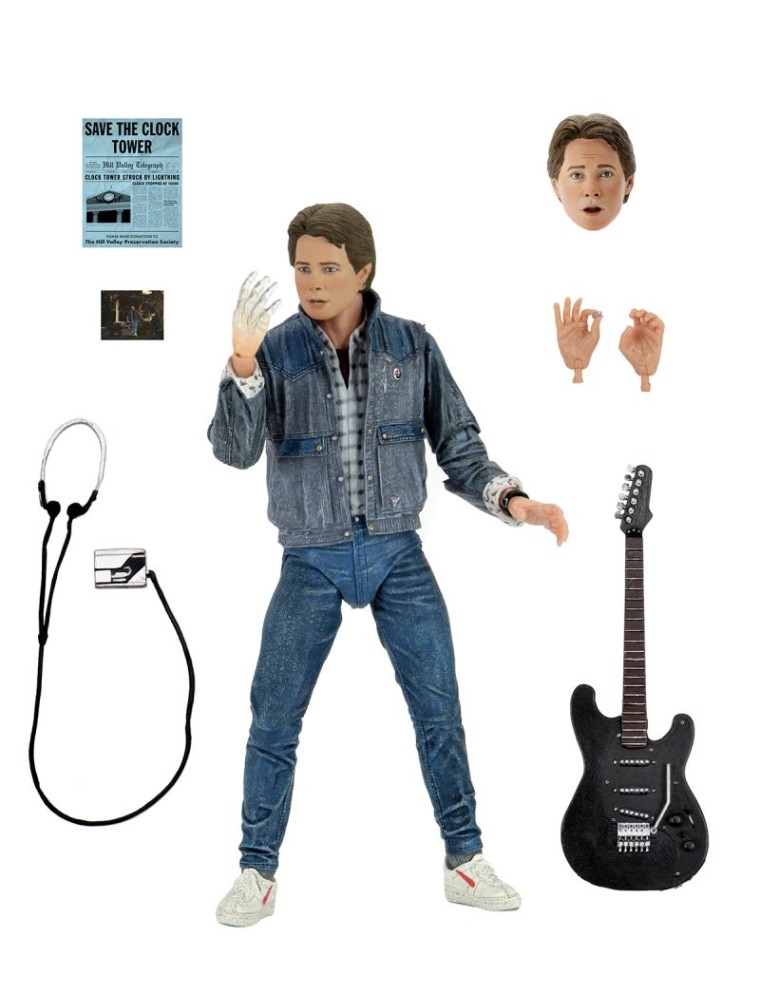 Ritorno Al Futuro Statua Marty Mcfly Ultimate Audizione Action Figura 18 cm Neca