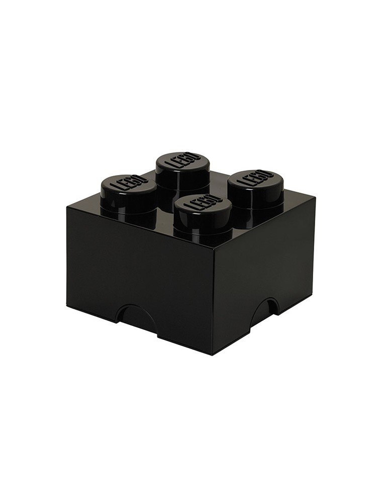 CONTENITORE LEGO BRICK 4 NERO GADGET