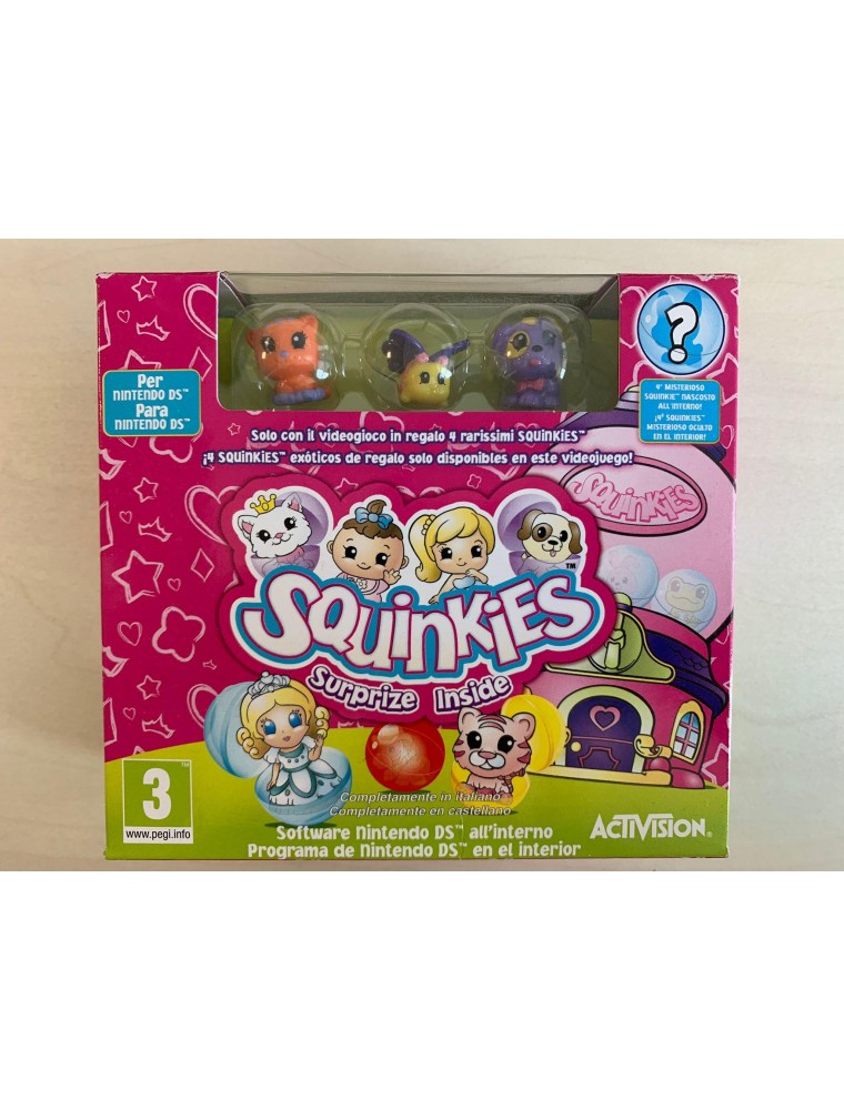 Grandi Giochi - SQUINKIES - per NINTENDO DS con 4 Rarissime Figurine