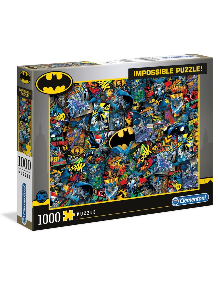 Dc Comics Batman Impossible Puzzle 1000 Pezzi Clementoni