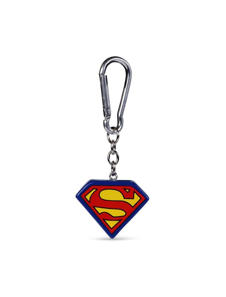 Superman 3d-portachiavis Logo 4 Cm Case (10) Pyramid International