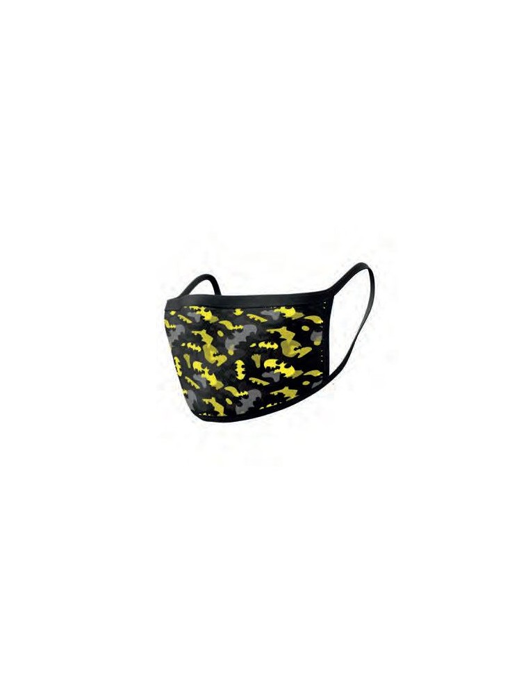 Batman Face Masks 2-Pack Camo Yellow Pyramid International